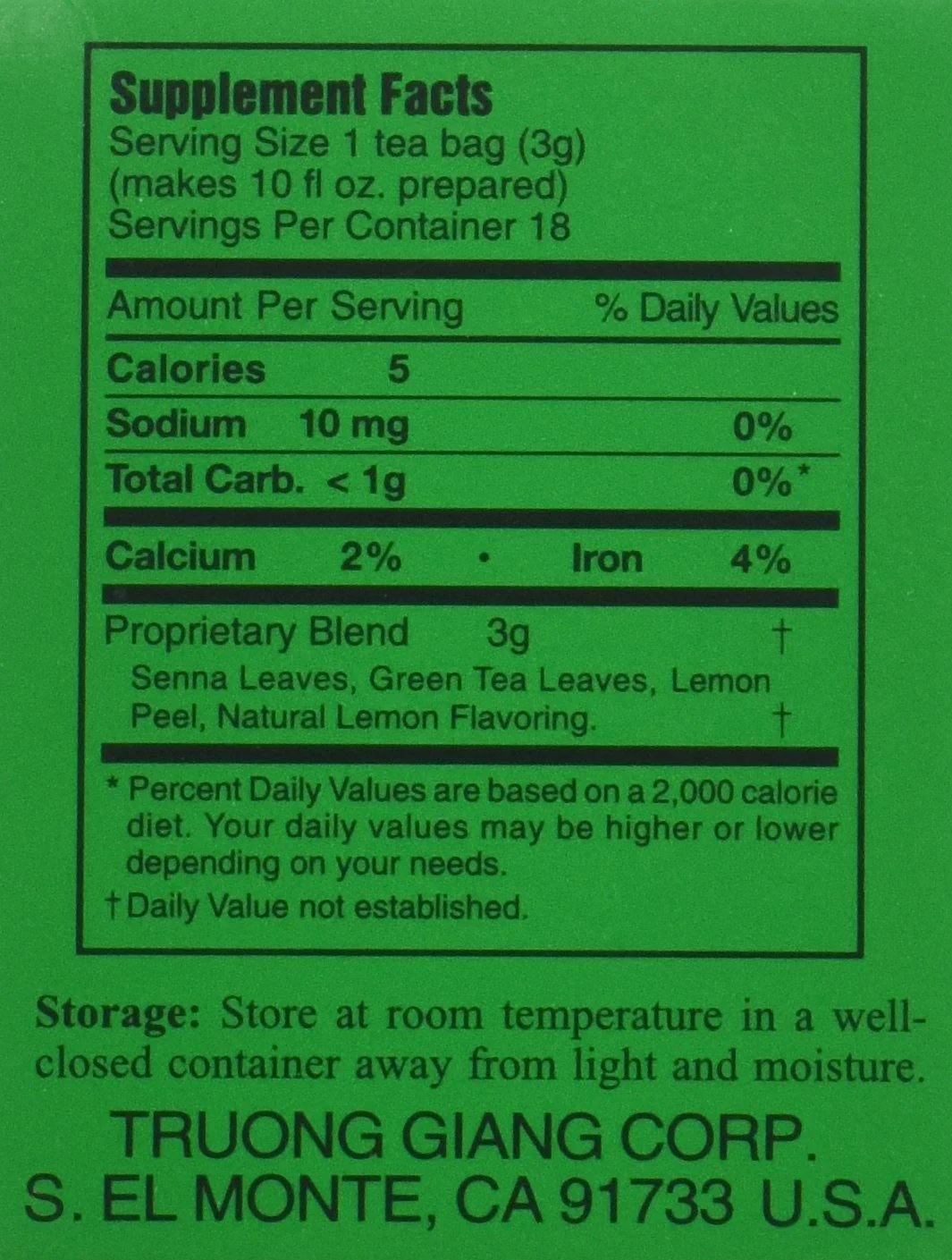 3 BALLERINA Herbal Tea Dieters Drink Extra Strength Lemon Flavor 18 Tea Bags 1.88 Oz (53.88 g) - Image 3