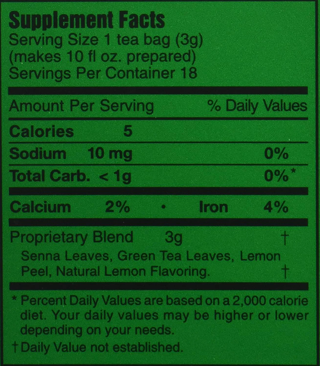 3 BALLERINA Herbal Tea Dieters Drink Extra Strength Lemon Flavor 18 Tea Bags 1.88 Oz (53.88 g) - Image 4
