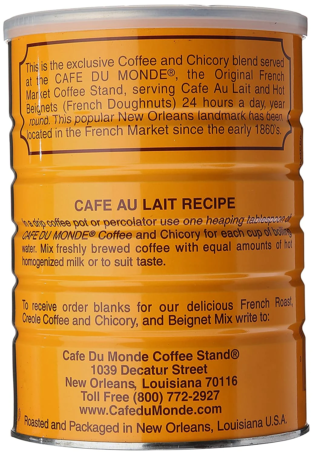 Cafe Du Monde Ground Coffee and Chicory 15 Oz (425 g) - Image 3